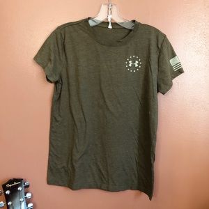 Olive green T-shirt